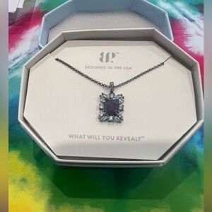 Amethyst crystal necklace